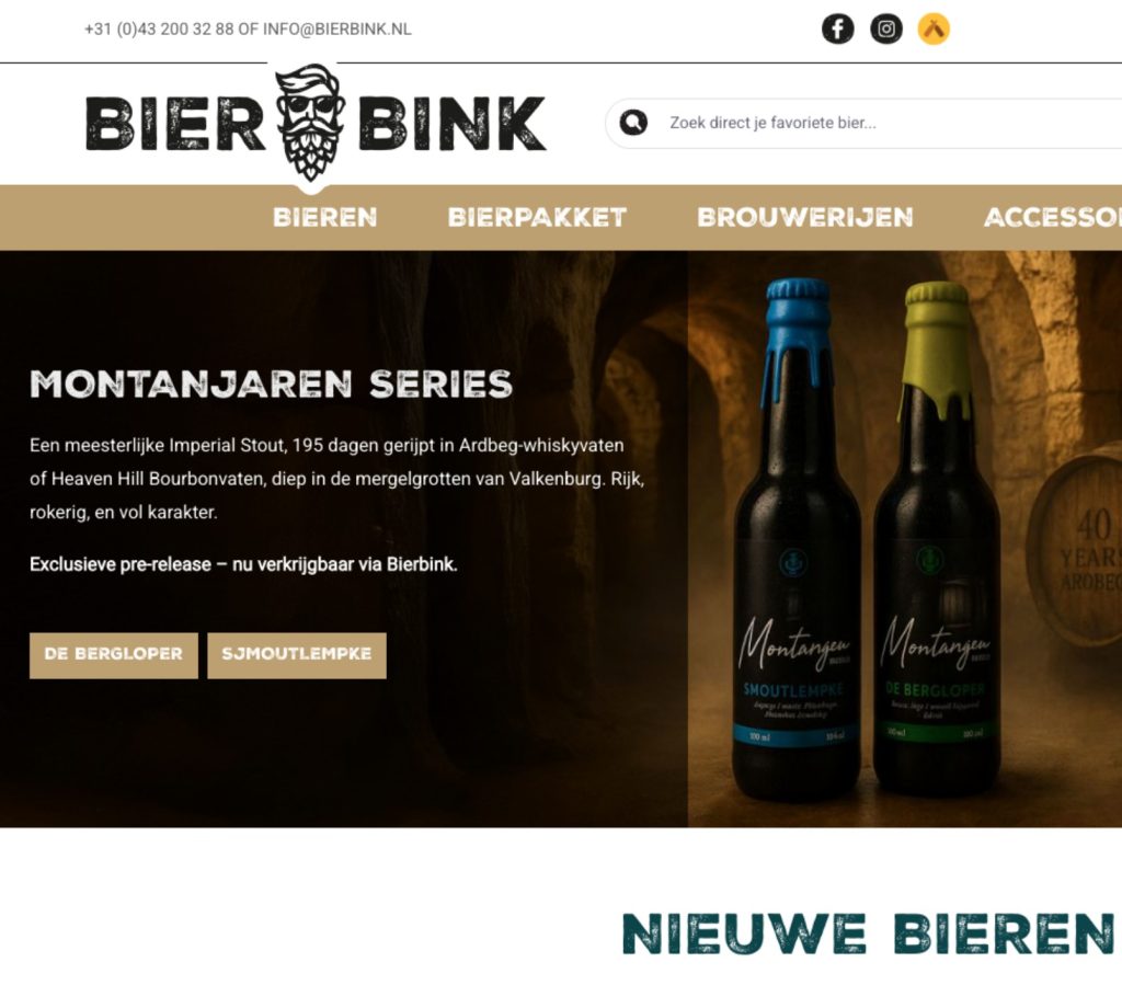 Bierbink: Limburgse webshop vol speciaalbieren
